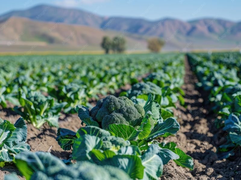 Cultivo de brócoli fertirrigado